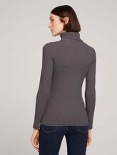 Gestreiftes Rollkragenshirt - Frauen - small navy creme stripe Gestreiftes Rollkragenshirt - Frauen - small navy creme stripe - 2 - TOM TAILOR Denim