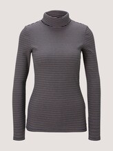 Gestreiftes Rollkragenshirt - Frauen - small navy creme stripe Gestreiftes Rollkragenshirt - Frauen - small navy creme stripe - 7 - TOM TAILOR Denim