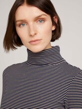 Gestreiftes Rollkragenshirt - Frauen - small navy creme stripe Gestreiftes Rollkragenshirt - Frauen - small navy creme stripe - 9 - TOM TAILOR Denim
