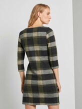 Gemustertes Jerseykleid - Frauen - black yellow check knitted Gemustertes Jerseykleid - Frauen - black yellow check knitted - 2 - TOM TAILOR
