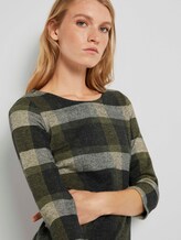 Gemustertes Jerseykleid - Frauen - black yellow check knitted Gemustertes Jerseykleid - Frauen - black yellow check knitted - 9 - TOM TAILOR