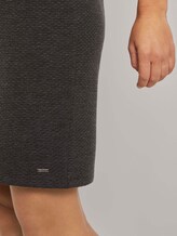 Meliertes Minikleid mit Ärmeldetail - Frauen - Shale Grey Melange Meliertes Minikleid mit Ärmeldetail - Frauen - Shale Grey Melange - 10 - TOM TAILOR Denim