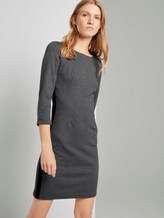Etuikleid mit Fischgrätmuster - Frauen - dark grey herringbone Etuikleid mit Fischgrätmuster - Frauen - dark grey herringbone - 5 - TOM TAILOR
