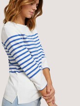 gestreiftes Langarmshirt - Frauen - horizontal blue white stripe gestreiftes Langarmshirt - Frauen - horizontal blue white stripe - 9 - TOM TAILOR Denim