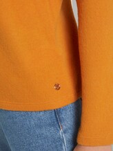 Weicher Pullover mit V-Ausschnitt - Frauen - orange yellow Weicher Pullover mit V-Ausschnitt - Frauen - orange yellow - 10 - TOM TAILOR Denim