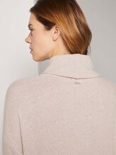 Meliertes Rollkragenshirt - Frauen - cozy beige melange Meliertes Rollkragenshirt - Frauen - cozy beige melange - 10 - TOM TAILOR Denim