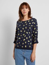 Sweatshirt mit Blumen-Print - Frauen - navy flower alloverprint Sweatshirt mit Blumen-Print - Frauen - navy flower alloverprint - 1 - TOM TAILOR Denim