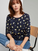 Sweatshirt mit Blumen-Print - Frauen - navy flower alloverprint Sweatshirt mit Blumen-Print - Frauen - navy flower alloverprint - 5 - TOM TAILOR Denim