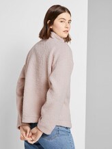 Teddy Knoopsluiting Troyer Trui - Vrouwen - soft beige Teddy Knoopsluiting Troyer Trui - Vrouwen - soft beige - 2 - TOM TAILOR Denim