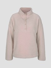 Teddy Knoopsluiting Troyer Trui - Vrouwen - soft beige Teddy Knoopsluiting Troyer Trui - Vrouwen - soft beige - 7 - TOM TAILOR Denim