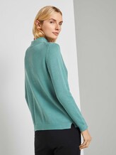Strukturierter Pullover - Frauen - Salvia Strukturierter Pullover - Frauen - Salvia - 2 - TOM TAILOR