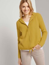 Geribbeld vest met hoodie - Vrouwen - california sand melange Geribbeld vest met hoodie - Vrouwen - california sand melange - 5 - TOM TAILOR