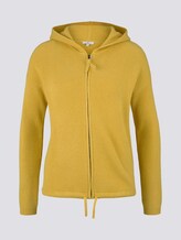 Geribbeld vest met hoodie - Vrouwen - california sand melange Geribbeld vest met hoodie - Vrouwen - california sand melange - 7 - TOM TAILOR
