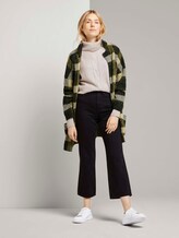 Rollkragenpullover mit Zopfmuster - Frauen - desert sand melange Rollkragenpullover mit Zopfmuster - Frauen - desert sand melange - 3 - TOM TAILOR