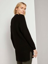 Weiche Strickjacke mit Struktur - Frauen - Deep Black Weiche Strickjacke mit Struktur - Frauen - Deep Black - 2 - TOM TAILOR