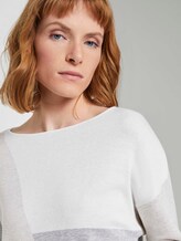 Gebreide trui met vleermuismouwen - Vrouwen - Whisper White Gebreide trui met vleermuismouwen - Vrouwen - Whisper White - 9 - TOM TAILOR