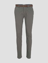 Gemusterte Chino Hose mit Gürtel - Männer - grey navy minimal design Gemusterte Chino Hose mit Gürtel - Männer - grey navy minimal design - 7 - TOM TAILOR