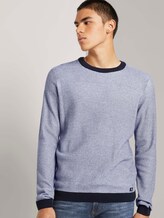 Strukturierter Pullover - Männer - navy white arc design Strukturierter Pullover - Männer - navy white arc design - 5 - TOM TAILOR Denim