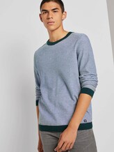 Strukturierter Pullover - Männer - green white arc design Strukturierter Pullover - Männer - green white arc design - 5 - TOM TAILOR Denim