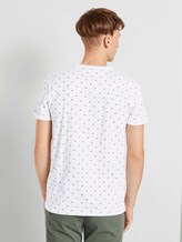 Gemustertes T-Shirt - Männer - white triangle stripe print Gemustertes T-Shirt - Männer - white triangle stripe print - 2 - TOM TAILOR Denim