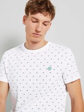 Gemustertes T-Shirt - Männer - white triangle stripe print Gemustertes T-Shirt - Männer - white triangle stripe print - 9 - TOM TAILOR Denim