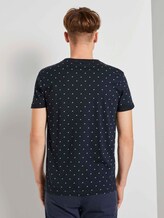 Gemustertes T-Shirt - Männer - navy triangle stripe print Gemustertes T-Shirt - Männer - navy triangle stripe print - 2 - TOM TAILOR Denim