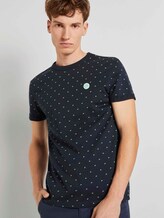 Gemustertes T-Shirt - Männer - navy triangle stripe print Gemustertes T-Shirt - Männer - navy triangle stripe print - 5 - TOM TAILOR Denim