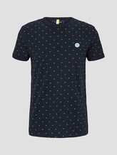 Gemustertes T-Shirt - Männer - navy triangle stripe print Gemustertes T-Shirt - Männer - navy triangle stripe print - 7 - TOM TAILOR Denim