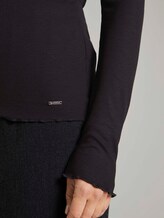 Langarmshirt mit Spitze - Frauen - Deep Black Langarmshirt mit Spitze - Frauen - Deep Black - 10 - TOM TAILOR Denim