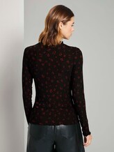 Langarmshirt mit Blumen Print - Frauen - black rust flower print Langarmshirt mit Blumen Print - Frauen - black rust flower print - 2 - TOM TAILOR Denim