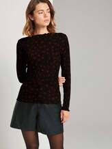 Langarmshirt mit Blumen Print - Frauen - black rust flower print Langarmshirt mit Blumen Print - Frauen - black rust flower print - 5 - TOM TAILOR Denim