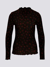 Langarmshirt mit Blumen Print - Frauen - black rust flower print Langarmshirt mit Blumen Print - Frauen - black rust flower print - 7 - TOM TAILOR Denim
