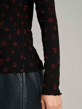 Langarmshirt mit Blumen Print - Frauen - black rust flower print Langarmshirt mit Blumen Print - Frauen - black rust flower print - 9 - TOM TAILOR Denim