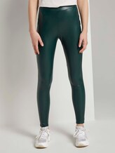 Kunstleder Leggings - Frauen - Deep Green Lake Kunstleder Leggings - Frauen - Deep Green Lake - 1 - TOM TAILOR Denim
