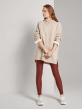 Kunstleder Leggings - Frauen - Rust Orange Kunstleder Leggings - Frauen - Rust Orange - 3 - TOM TAILOR Denim