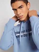 Hoodie met print - Mannen - Light Blue Indigo Hoodie met print - Mannen - Light Blue Indigo - 9 - TOM TAILOR Denim