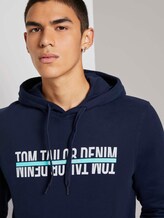 Hoodie mit Print - Männer - Sky Captain Blue Hoodie mit Print - Männer - Sky Captain Blue - 9 - TOM TAILOR Denim