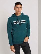 Hoodie mit Print - Männer - Deep Green Lake Hoodie mit Print - Männer - Deep Green Lake - 1 - TOM TAILOR Denim