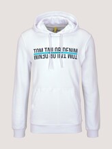 Hoodie met print - Mannen - White Hoodie met print - Mannen - White - 7 - TOM TAILOR Denim