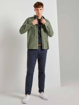 Gemustertes Sweatshirt - Männer - navy triangle stripe print Gemustertes Sweatshirt - Männer - navy triangle stripe print - 3 - TOM TAILOR Denim