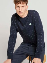 Gemustertes Sweatshirt - Männer - navy triangle stripe print Gemustertes Sweatshirt - Männer - navy triangle stripe print - 5 - TOM TAILOR Denim
