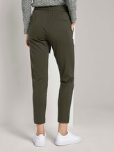 Loose Fit Hose mit Bindegürtel - Frauen - Dark Rosin Green Loose Fit Hose mit Bindegürtel - Frauen - Dark Rosin Green - 2 - TOM TAILOR