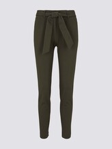 Loose Fit Hose mit Bindegürtel - Frauen - Dark Rosin Green Loose Fit Hose mit Bindegürtel - Frauen - Dark Rosin Green - 7 - TOM TAILOR