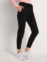 Loose Fit Hose mit Bindegürtel - Frauen - Deep Black Loose Fit Hose mit Bindegürtel - Frauen - Deep Black - 11 - TOM TAILOR