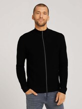 Strickjacke mit Seide - Männer - Black Strickjacke mit Seide - Männer - Black - 1 - TOM TAILOR
