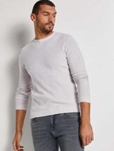 Strickpullover mit Seide - Männer - Light Medium Grey Melange Strickpullover mit Seide - Männer - Light Medium Grey Melange - 5 - TOM TAILOR