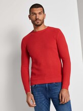 Strickpullover mit Seide - Männer - Powerful Red Strickpullover mit Seide - Männer - Powerful Red - 1 - TOM TAILOR