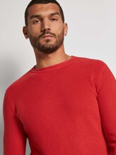 Strickpullover mit Seide - Männer - Powerful Red Strickpullover mit Seide - Männer - Powerful Red - 9 - TOM TAILOR