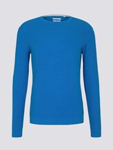 Strickpullover mit Seide - Männer - bright ibiza blue Strickpullover mit Seide - Männer - bright ibiza blue - 7 - TOM TAILOR