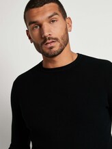 Strickpullover mit Seide - Männer - Black Strickpullover mit Seide - Männer - Black - 9 - TOM TAILOR